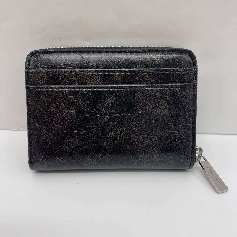 MICHAEL KORS Jet Set Medium Distressed Zip Around Card Case
Black 
NWT - Picture 5 of 16